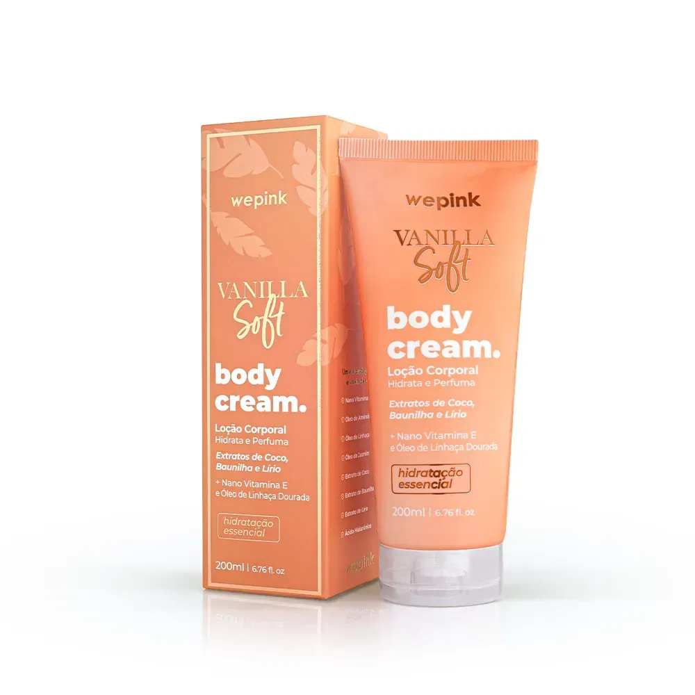 Body Cream Vanilla Soft Desodorante Hidratante 200ml