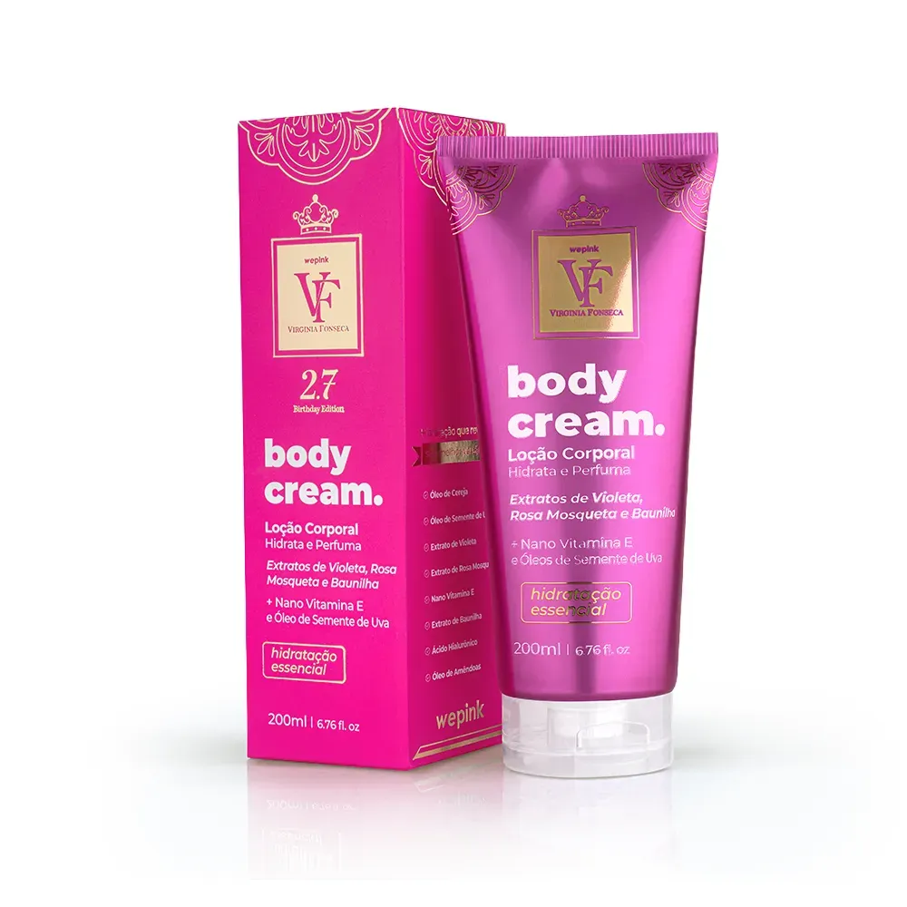 Body Cream VF 2.7 Desodorante Hidratante 200ml