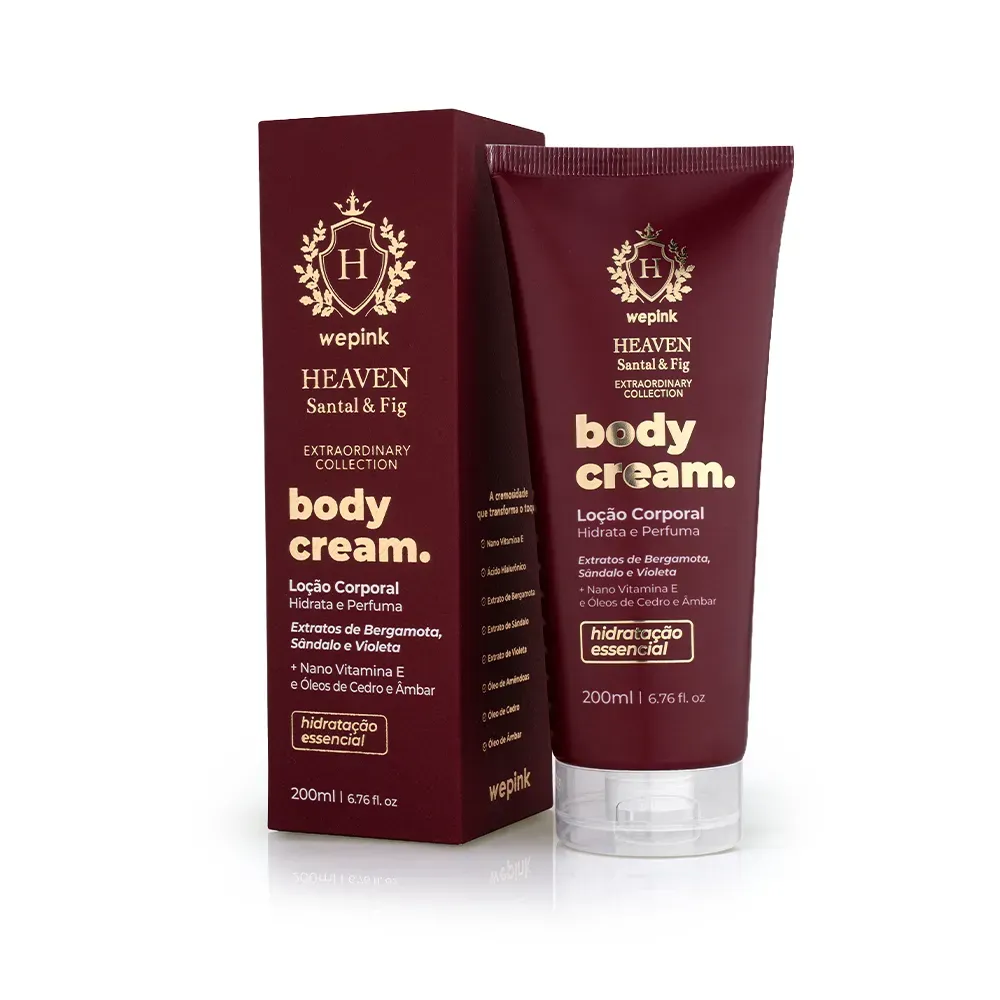 Body Cream Heaven Santal & Fig Desodorante Hidratante 200ml